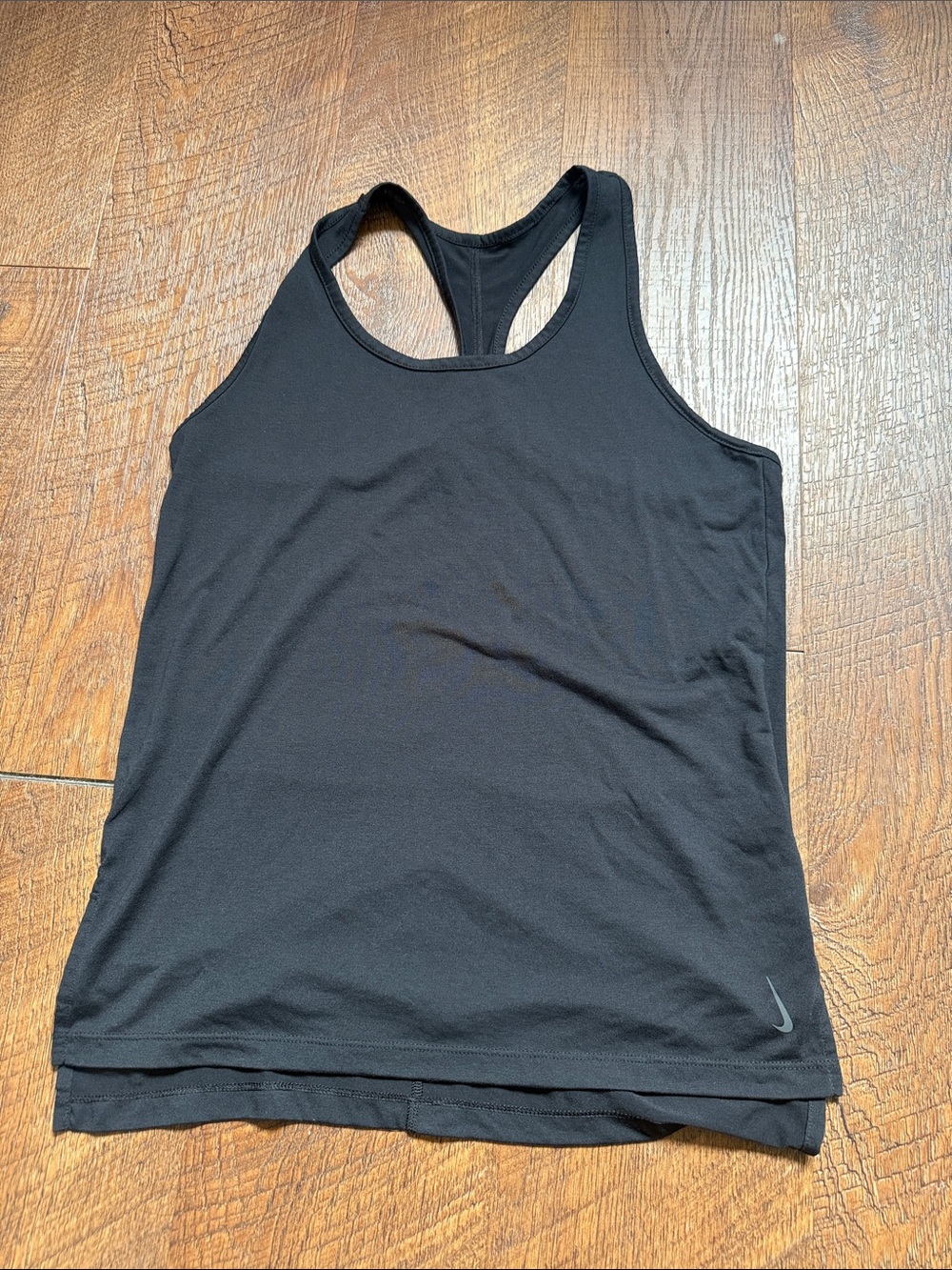 Nike Black Racerback Training Tank with Subtle Swoosh